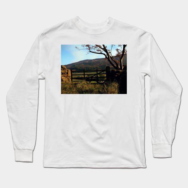 Simon's Seat, Yorkshire Dales Long Sleeve T-Shirt by newbeltane